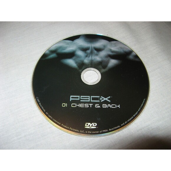 P90X Disc 01 Chest & Back DVD REPLACEMENT DISC ONLY - Picture 1 of 2